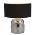 Altoton TFS CERAMIC TABLE LAMP 25wE27max H:400 D:240 SILVER/BLACK