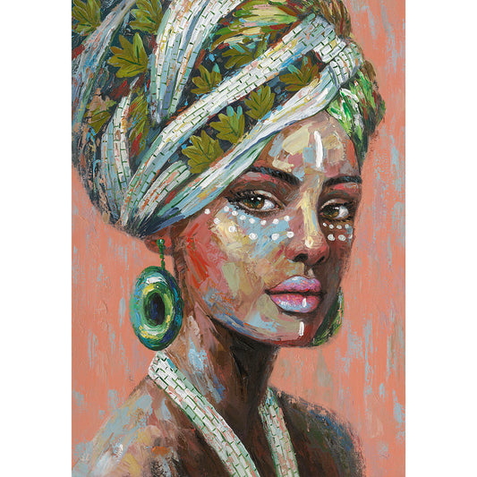 Tribal Woman Canvas Print