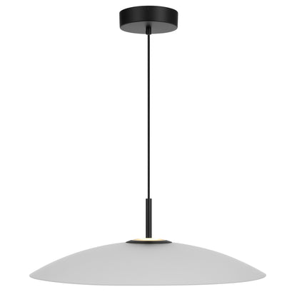 Rivashade TFS PENDANT 2x6wLED nonDIM 3000K D:600 cab.2m BLACK MATT/ FROST
