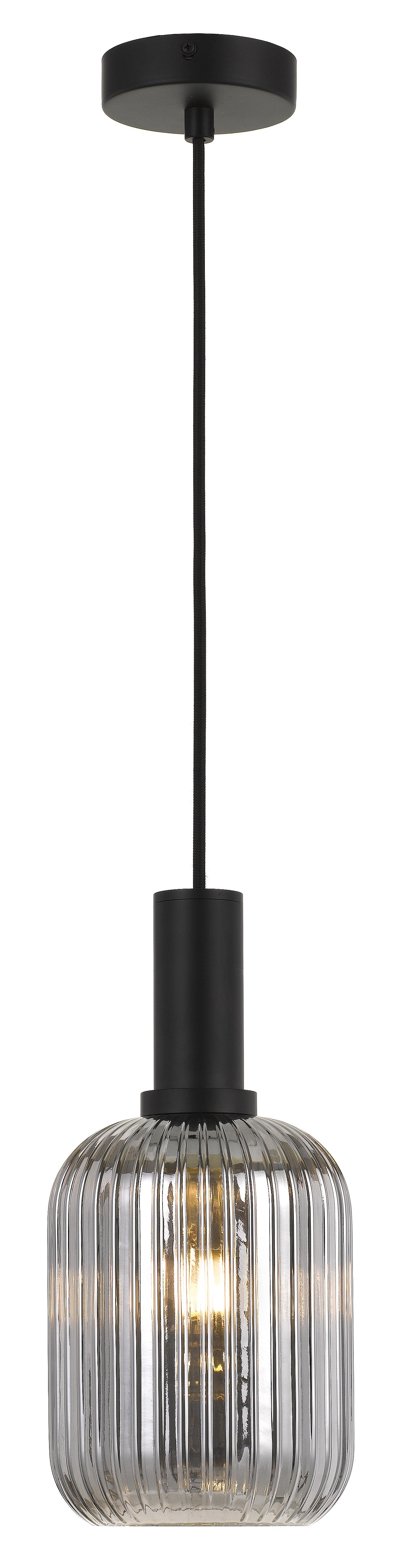 TFS 14 PENDANT 25wE27max D 140 H 200 SMOKE with BLACK