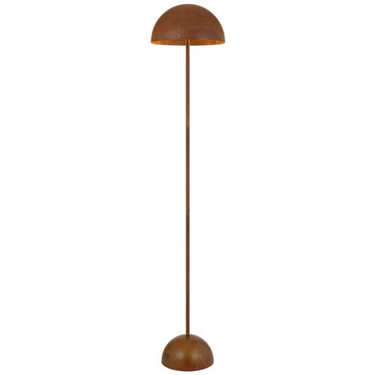 TFS FLOOR LAMP 2x25wE27max D:300 H:1500 foot swtch RUST