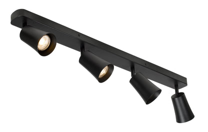 TFS 4 SPOT BAR 4x6wGU10max L750 P175 BLACK