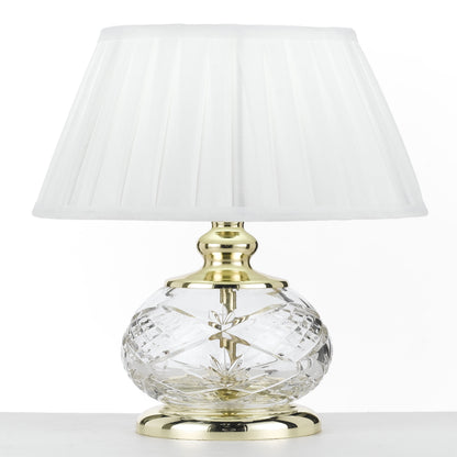 Murcia TFS TABLE LAMP 40wE14max. D:220 H:330 GOLD / WHITE
