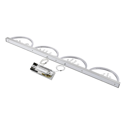 TFS PENDANT 24wLED 4000K cab2m DIM+RGB BY RMTE H170 L120 W80 2700LM CHROME/CRYSTAL