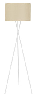 TFS FLOOR LAMP 60wE27max. D:450 H:1600 WHITE MATT/WHEAT