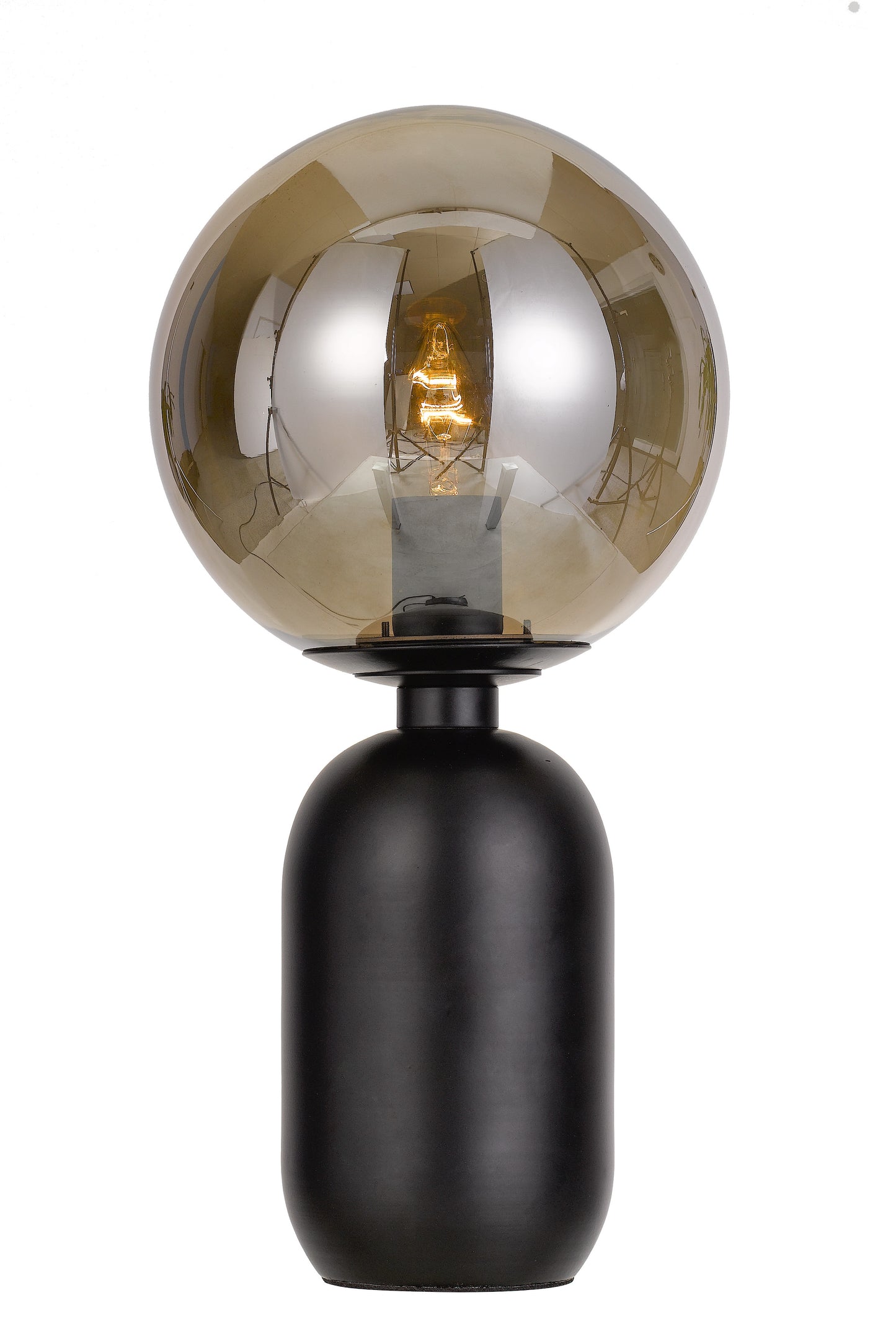 TFS TABLE LAMP 25wE14max D:200 H:400 cable2.0 line swt BLACK/SMOKE