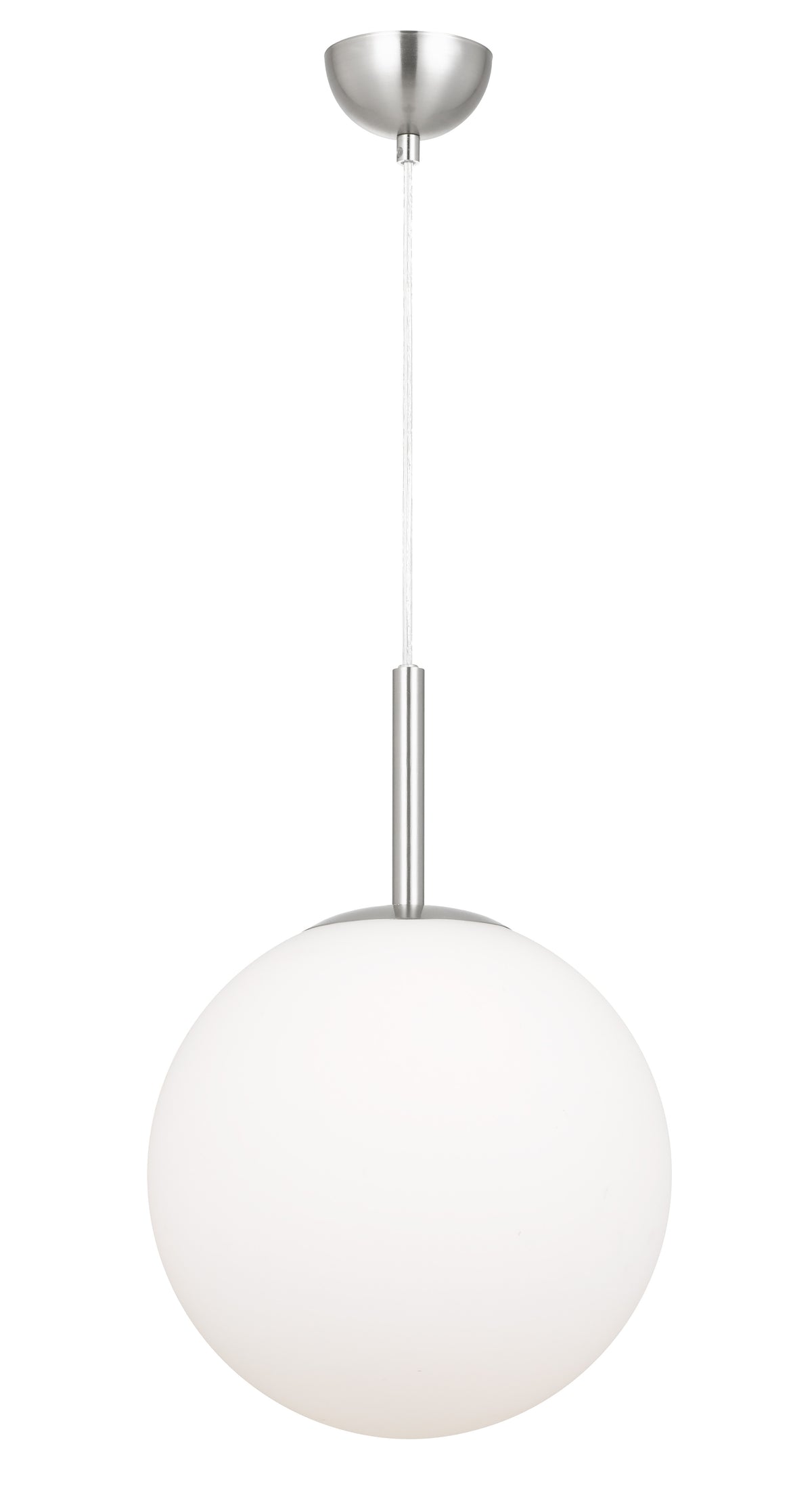 TFS 12 PENDANT 25w E27 D:300 CAB:2m NICKEL / OPAL MATT