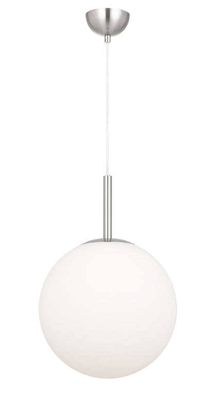 TFS 12 PENDANT 25w E27 D:300 CAB:2m NICKEL / OPAL MATT