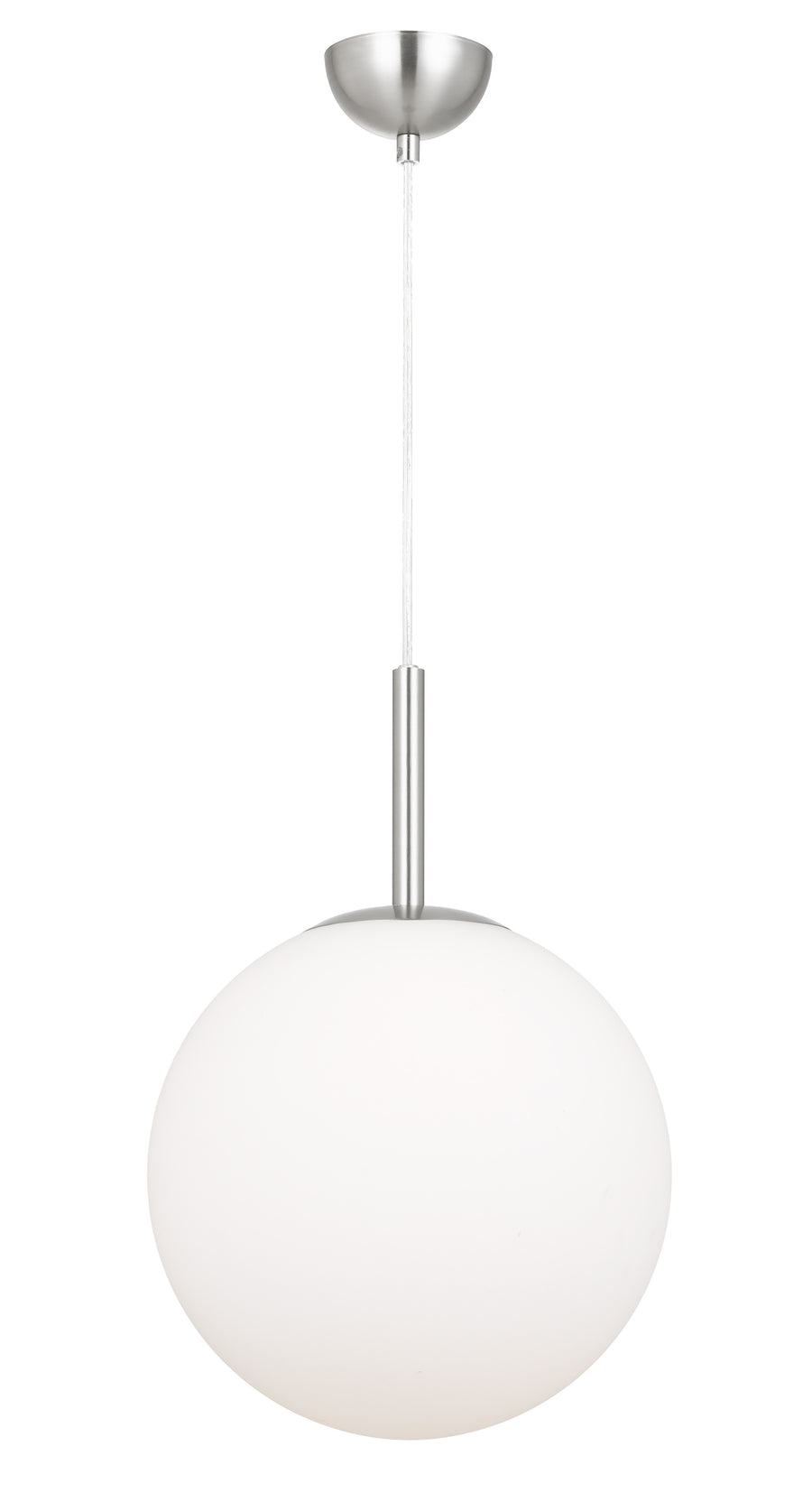 TFS 12 PENDANT 25w E27 D:300 CAB:2m NICKEL / OPAL MATT