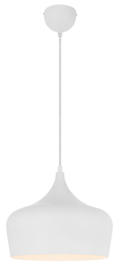 TFS 30 PENDANT 25wE27max D300 H270 + 1.5 TEX WHITE BRUSHED (WHITE)