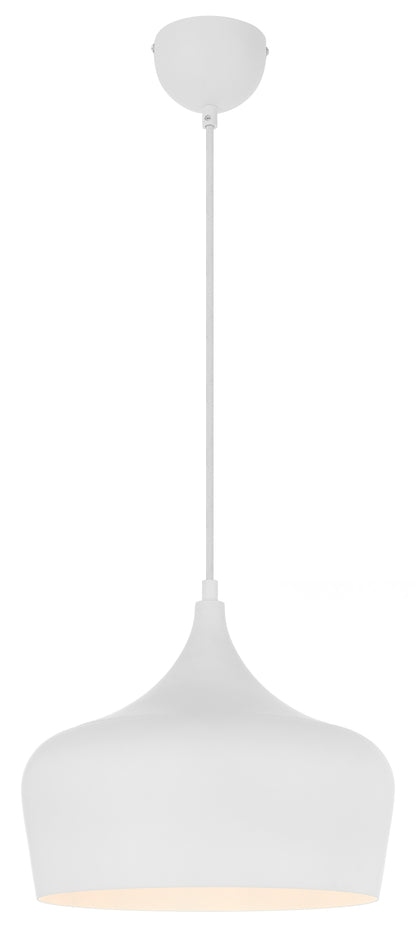 TFS 30 PENDANT 25wE27max D300 H270 + 1.5 TEX WHITE BRUSHED (WHITE)