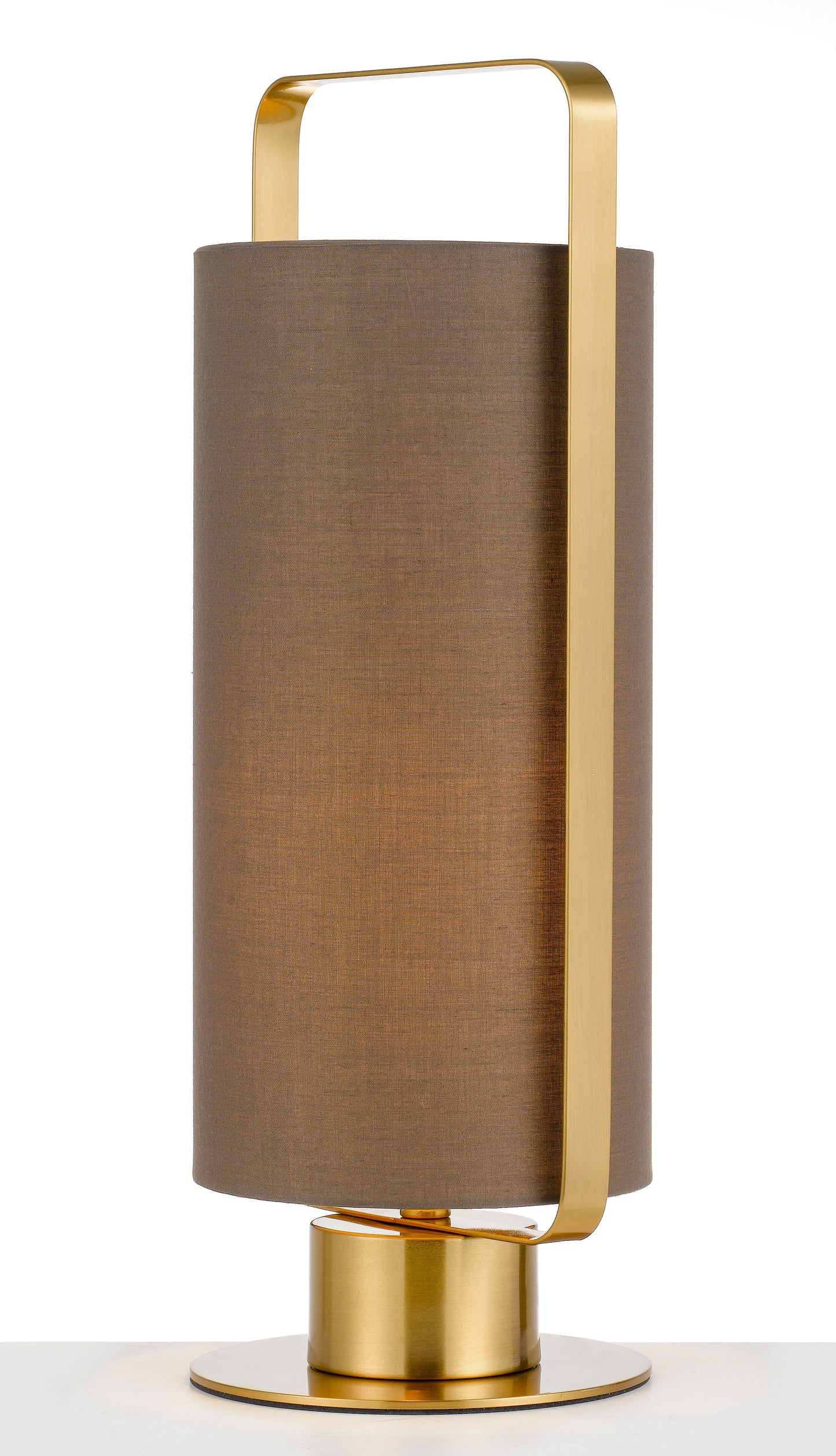 TFS TABLE LAMP 25wE27max H450 D160 MOCCA + ANT.GOLD