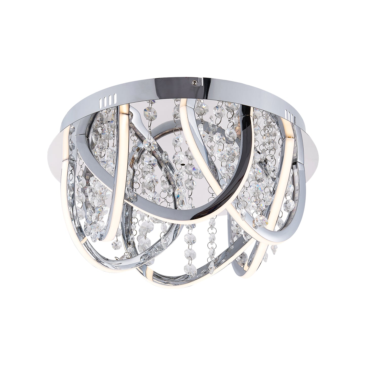 TFS CTC 24wLED 4000K D380 H185 DIM+RGB BY RMTE 1040LM CHROME/CRYSTAL