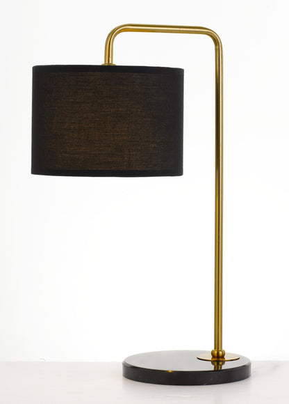 TFS TABLE LAMP 25wE27max D:200 H:490 cab:2.0m line switch BLACK/GOLD