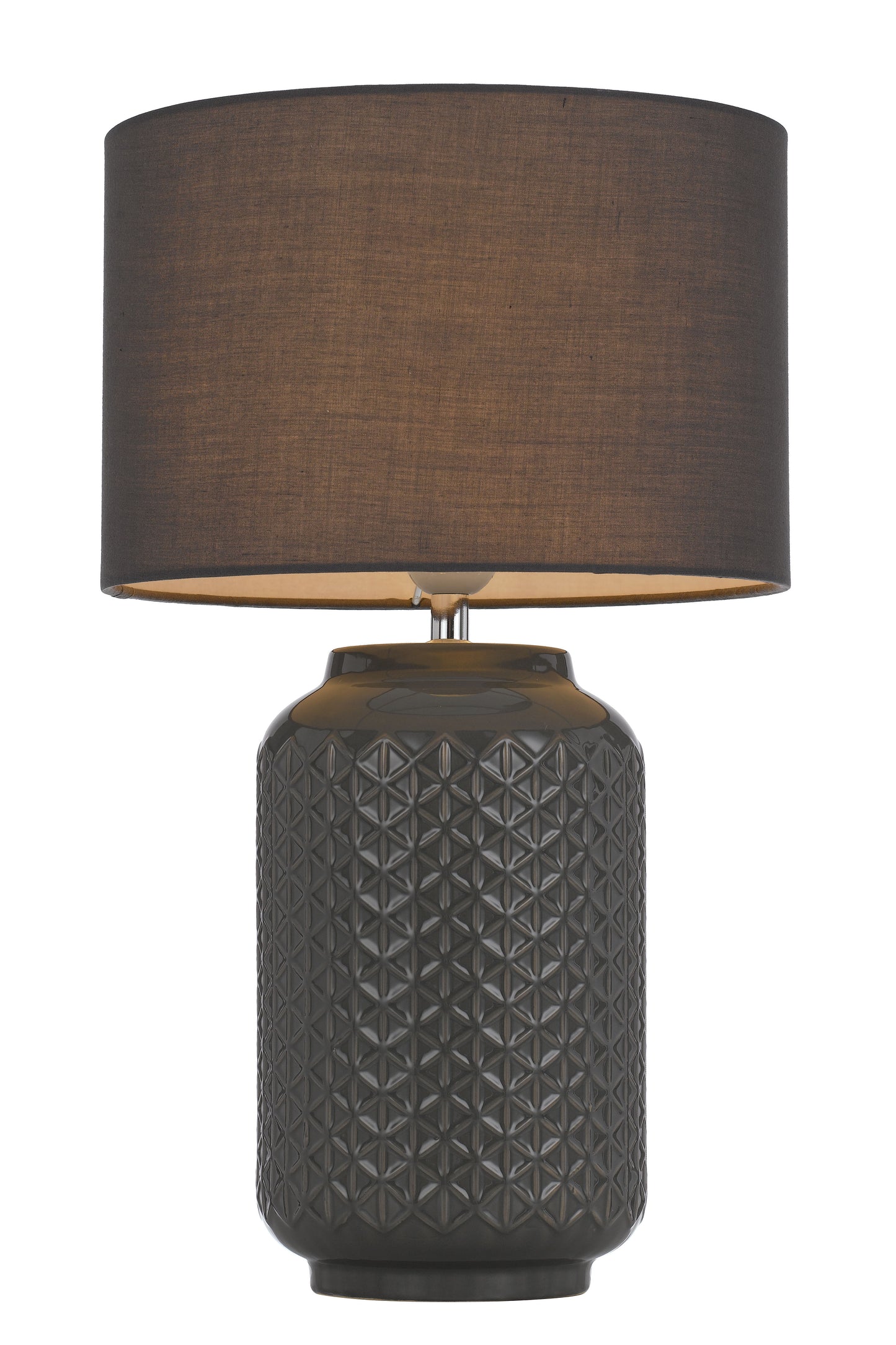 TFS CERAMIC TABLE LAMP 25wE27max H:475 D:300 GREY/GREY