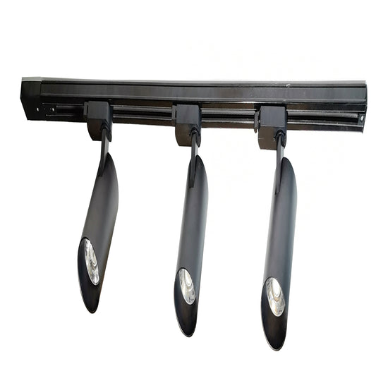 Marseille TFS 65 TRACKSPOT 3x18wCOB 3CCT 24d 65*130_Track 1000mm BLACK (single phase 3 wire)