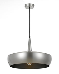 TFS 45 PENDANT 25wE27max. D450 H300 Cab2.0 NICKEL / SILVER