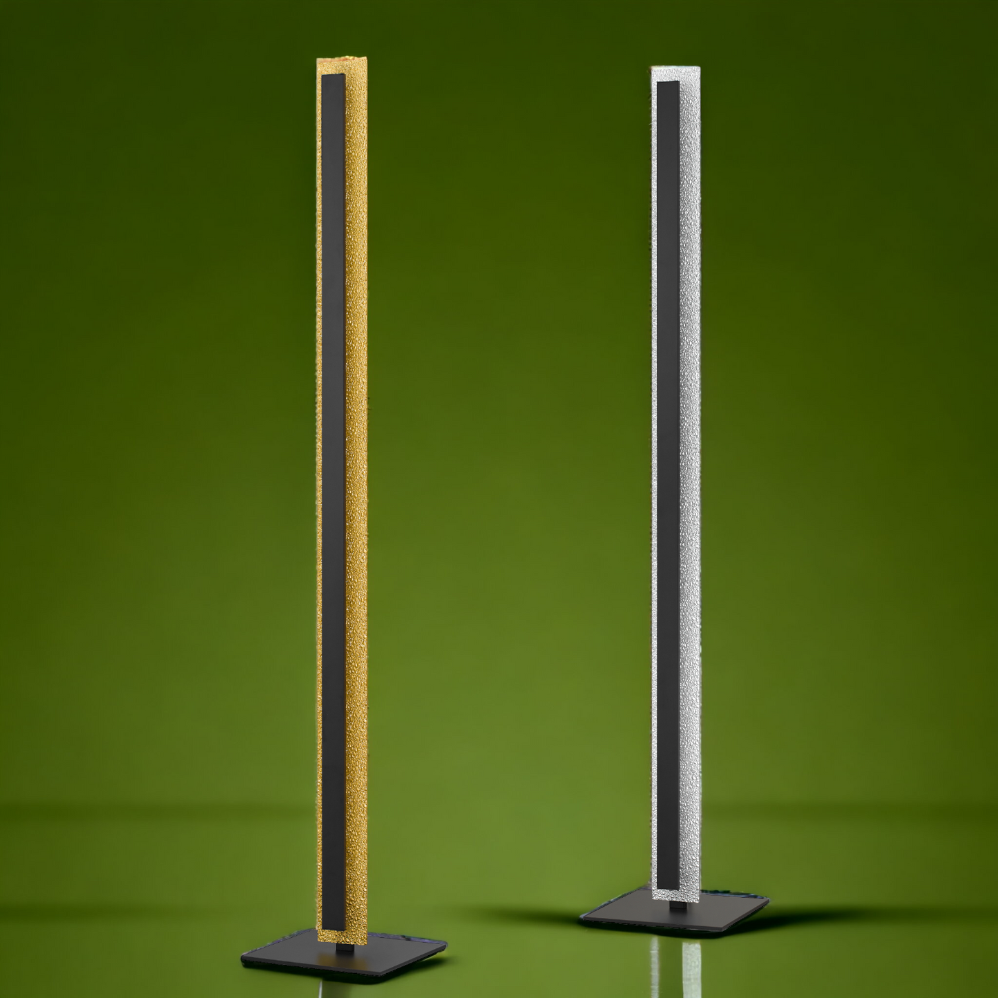 TFS FLOOR LAMP 30W LED DIM H:1320 D:230 SILVER ACRYLIC 3000K 2400Lm