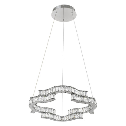 TFS 1 TIER PENDANT 36wLED DIM W/RMOTE 3600LM 2.5m cab 3300K-4200K-6500KCHROME