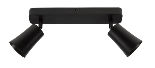 TFS 2 SPOT BAR 2x6wGU10max L300 P175 BLACK