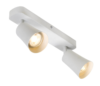 TFS 2 SPOT BAR 2x6wGU10max L300 P175 WHITE