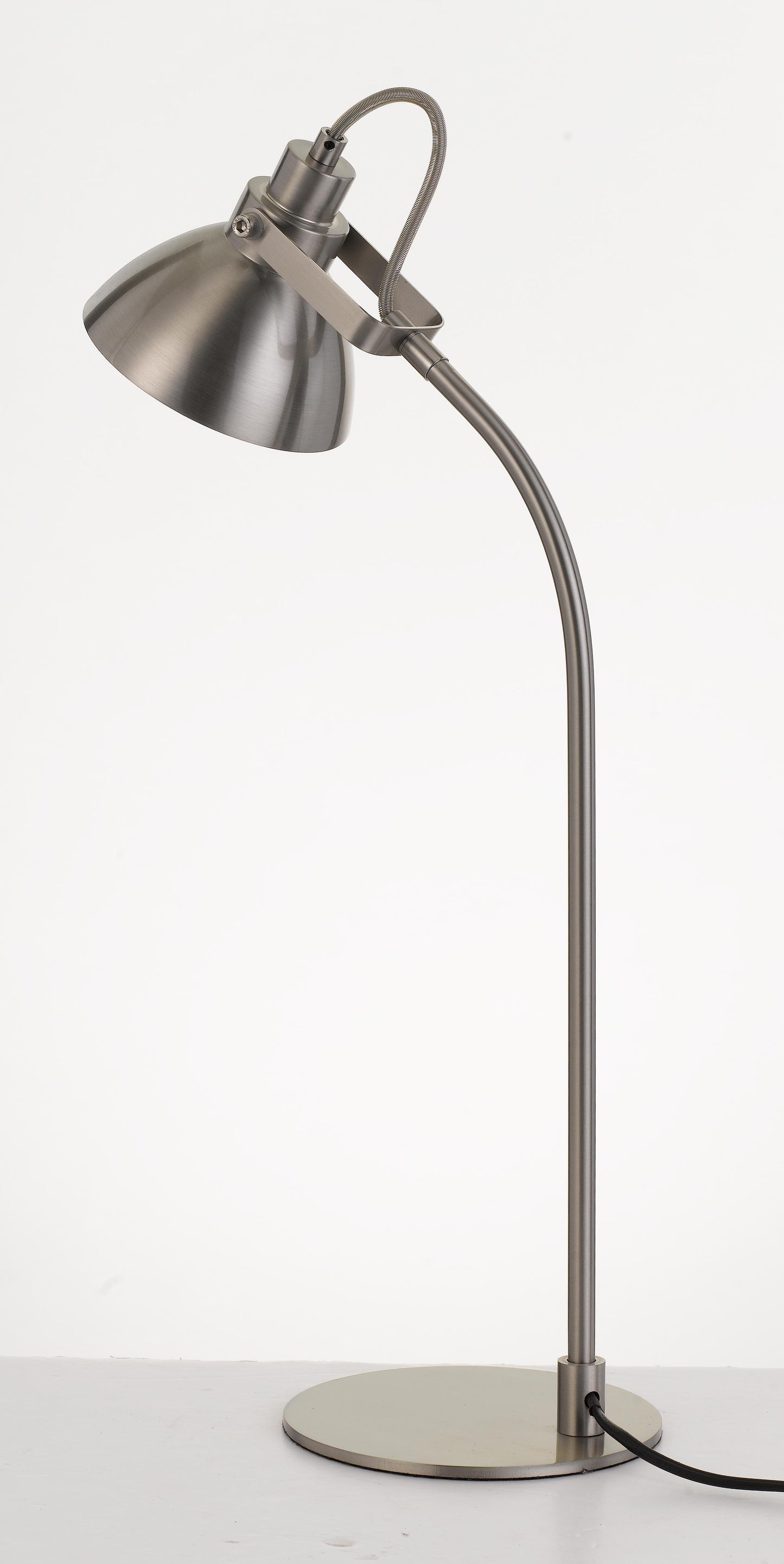 TFS TABLE LAMP 6wGU10 D:125 H:560 cab:2.0m LINE SWITCH -NICKEL MATT