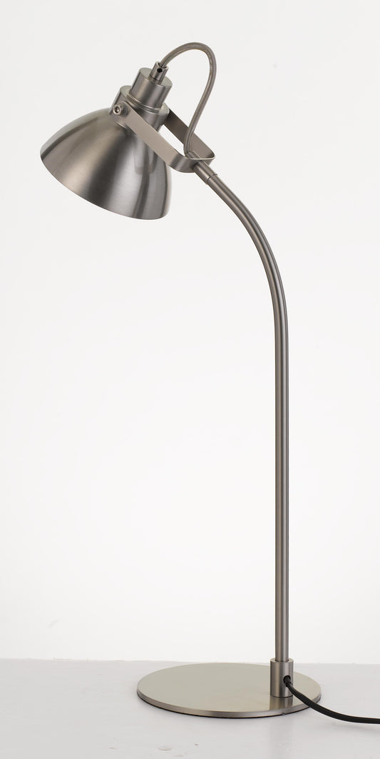 TFS TABLE LAMP 6wGU10 D:125 H:560 cab:2.0m LINE SWITCH -NICKEL MATT