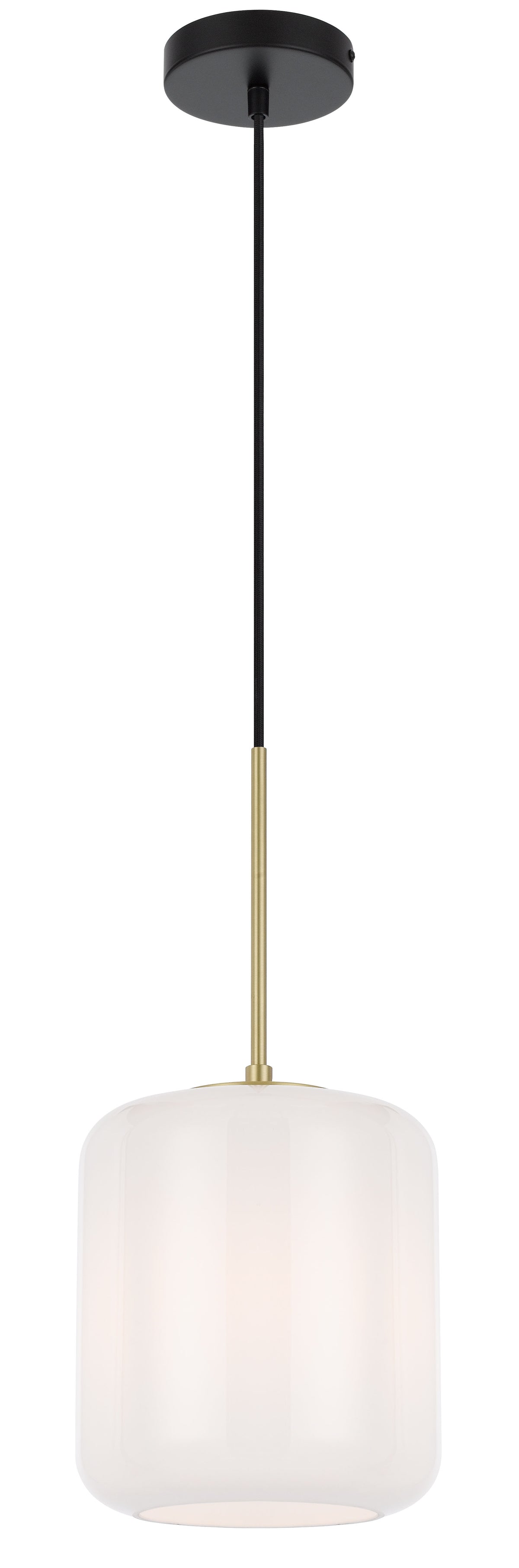 TFS SMALL PENDANT 25wE27max D:210 H:230 cab:2m BRASS MATT/OPAL