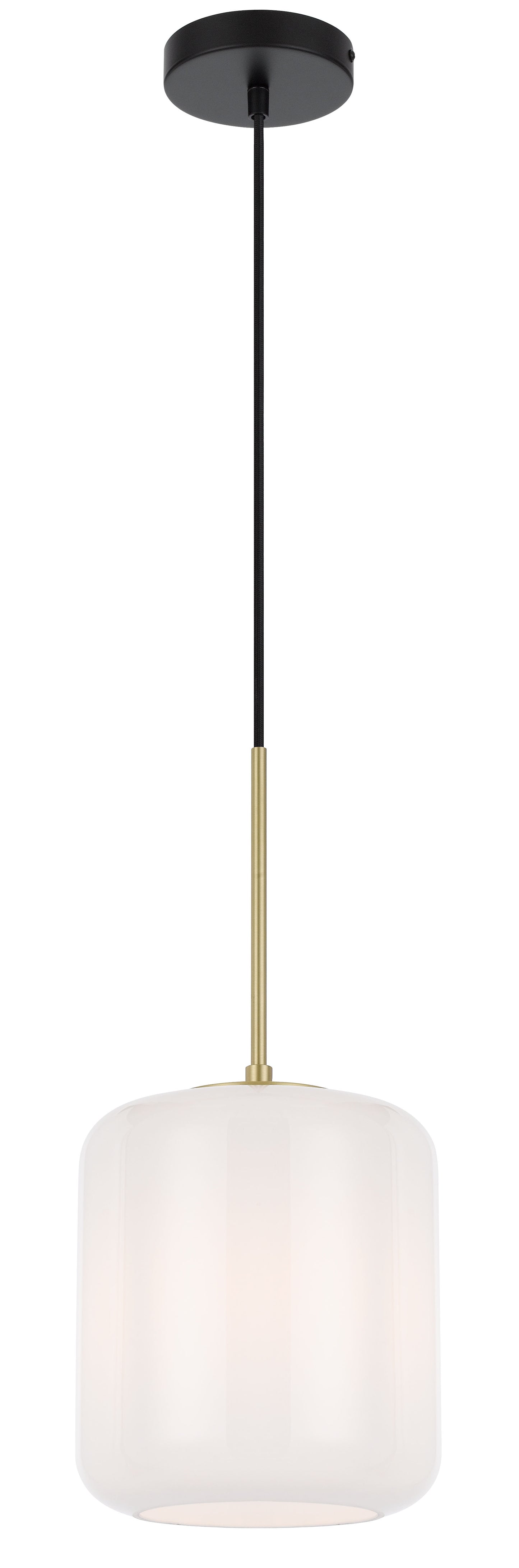 TFS SMALL PENDANT 25wE27max D:210 H:230 cab:2m BRASS MATT/OPAL