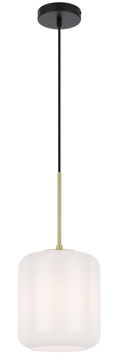 TFS SMALL PENDANT 25wE27max D:210 H:230 cab:2m BRASS MATT/OPAL