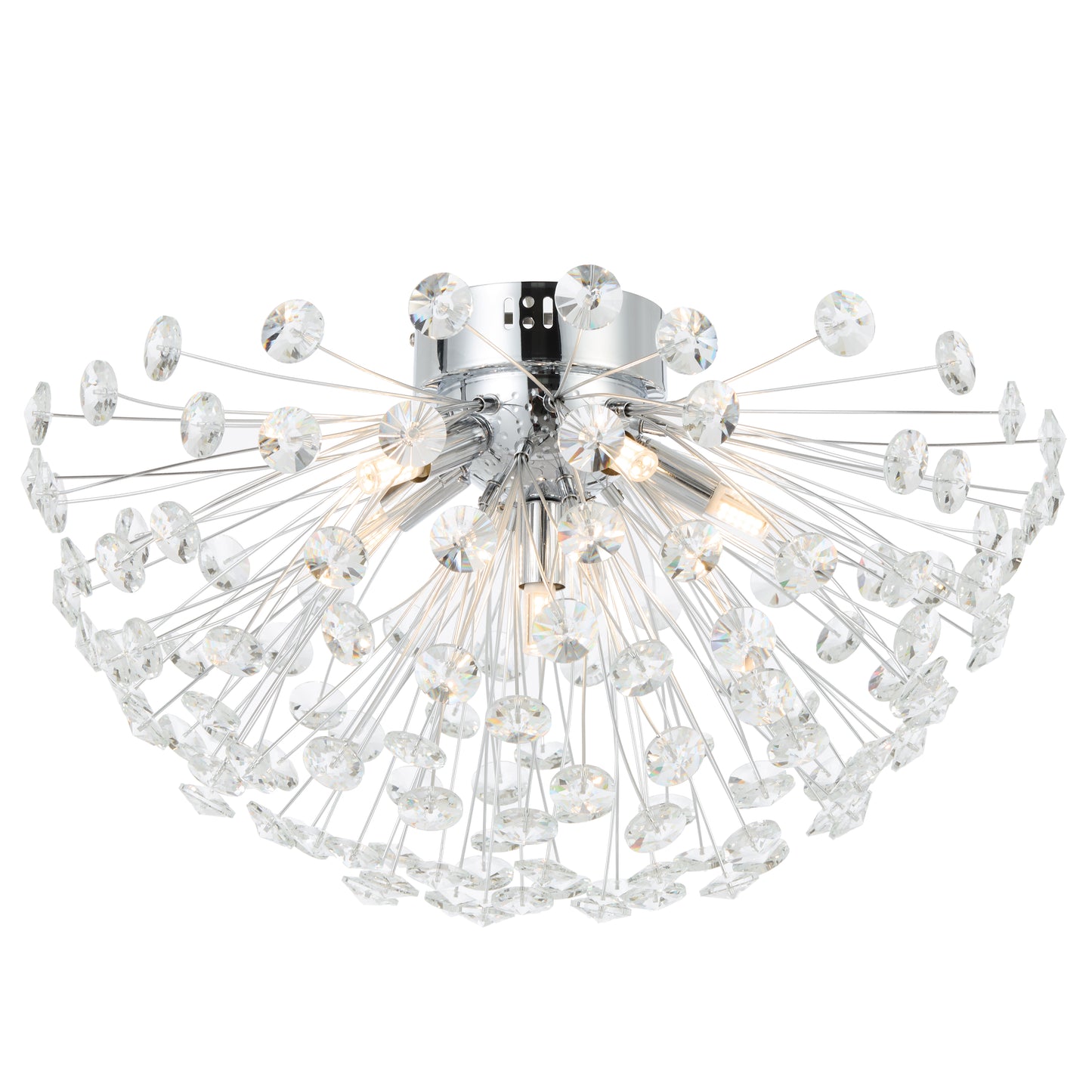 TFS 6LT CTC 6x6wG9max D:500 H:190 CRYSTAL H:200 CHROME / CLEAR