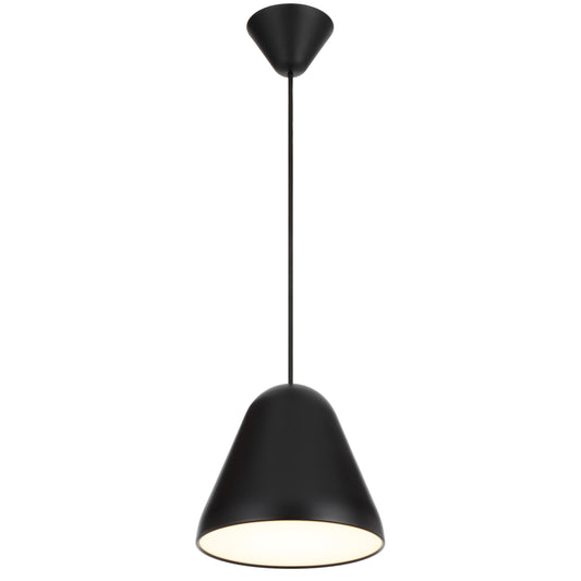 TFS 22CM PENDANT 25wE27max D220 H195 CAB 2M BLACK SATIN