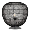 Teralux TFS 50 TABLE LAMP 25wE27max D500 H600 (2 parts) BLACK Base / BLACK Shade