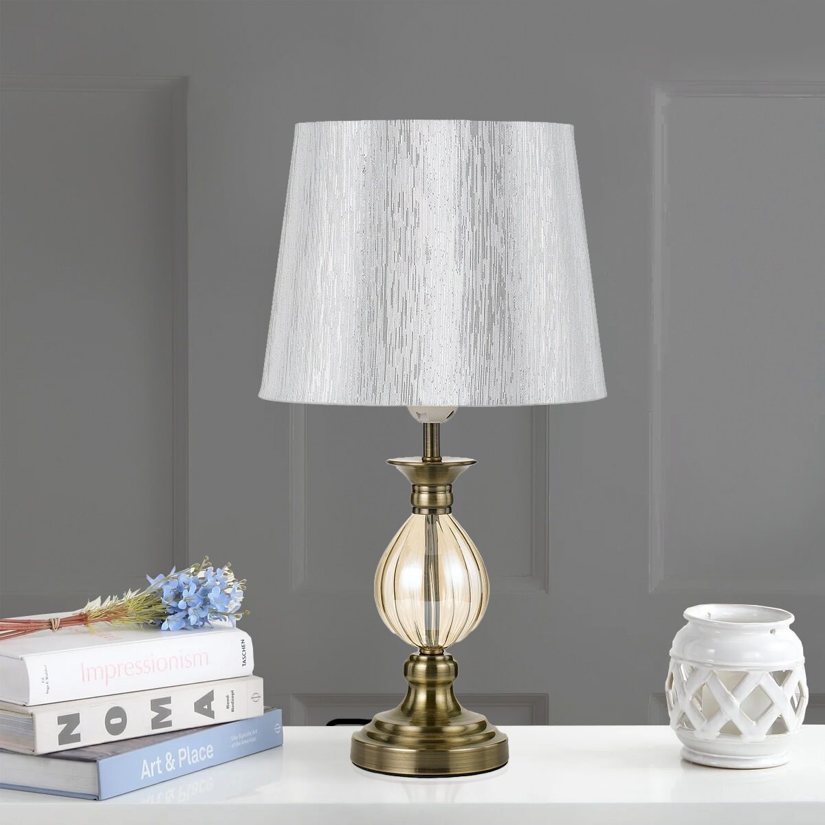 TFS TABLE LAMP 25wE27max D:250 H:480 ANTI BRASS / GOLD
