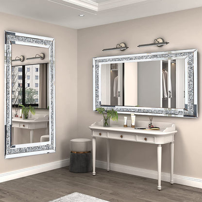 Modern Jeweled Full Length Mirror