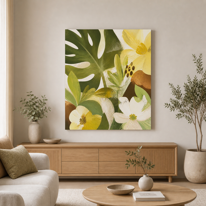 Garden Signal stretched canvas lifestyle view