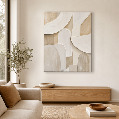 Ivory Assembly stretched canvas lifestyle view