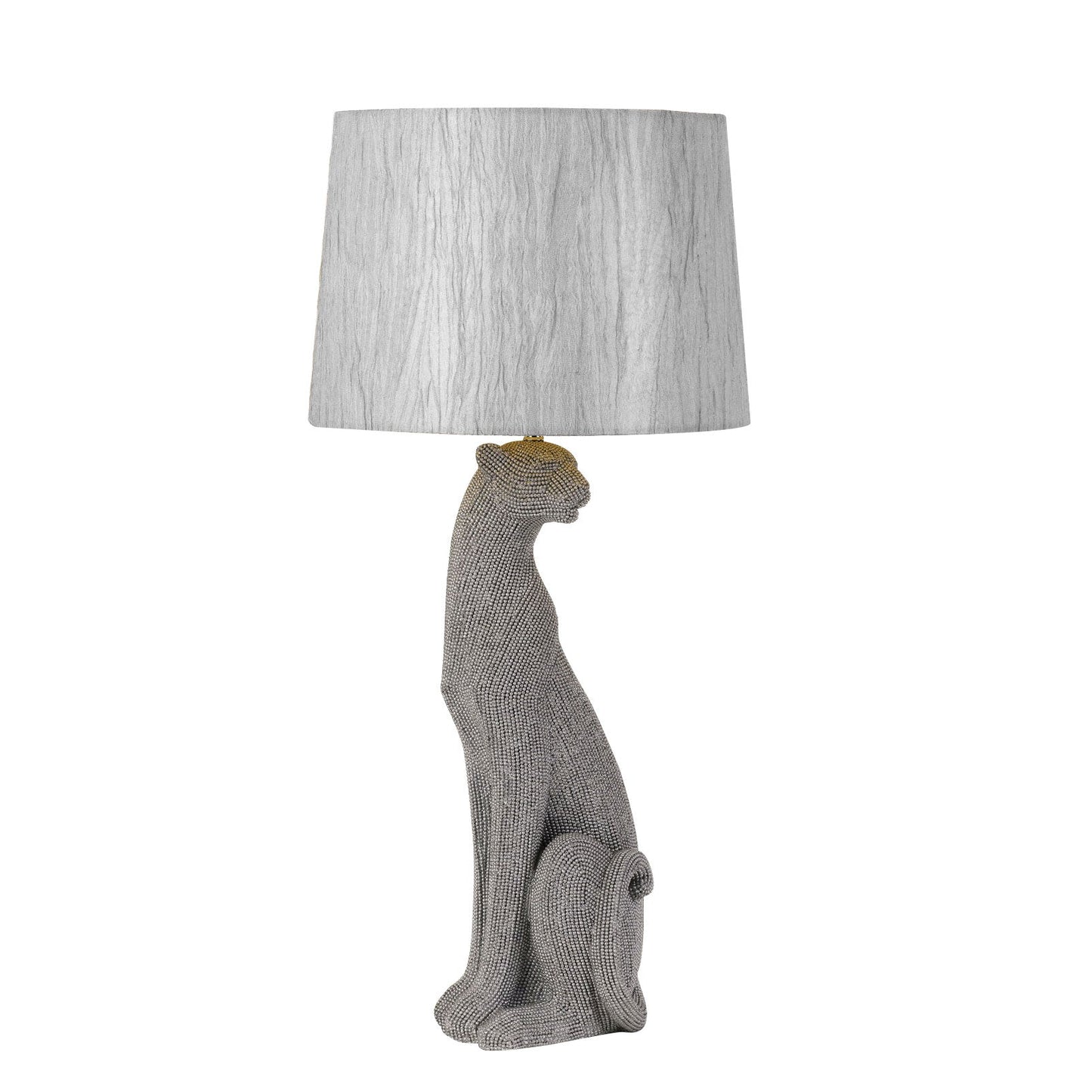 TFS TABLE LAMP 25wE27max D: 300 H:640 cable2.0 line switch SILVER/LINEN