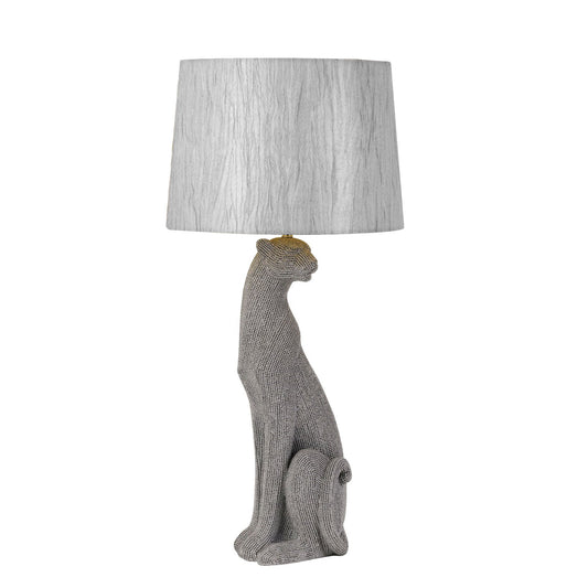 TFS TABLE LAMP 25wE27max D: 300 H:640 cable2.0 line switch SILVER/LINEN
