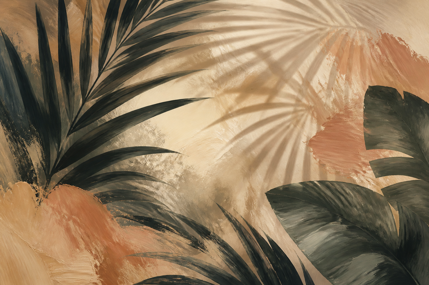 Palm Shadow horizontal landscape artwork