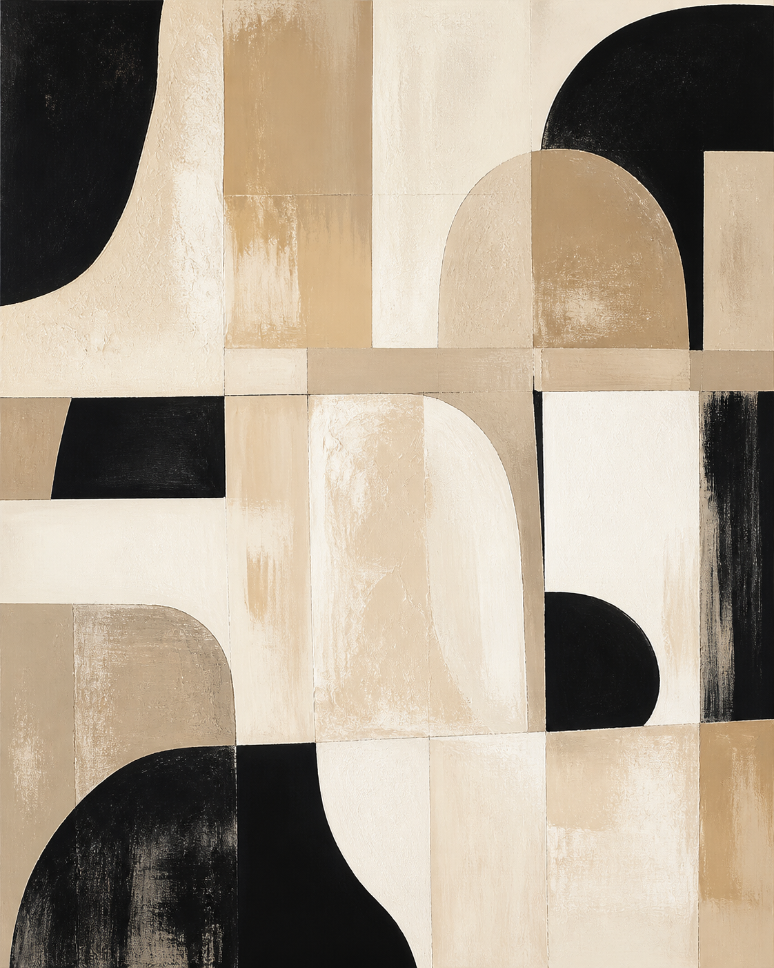 Quiet Facade abstract canvas artwork
