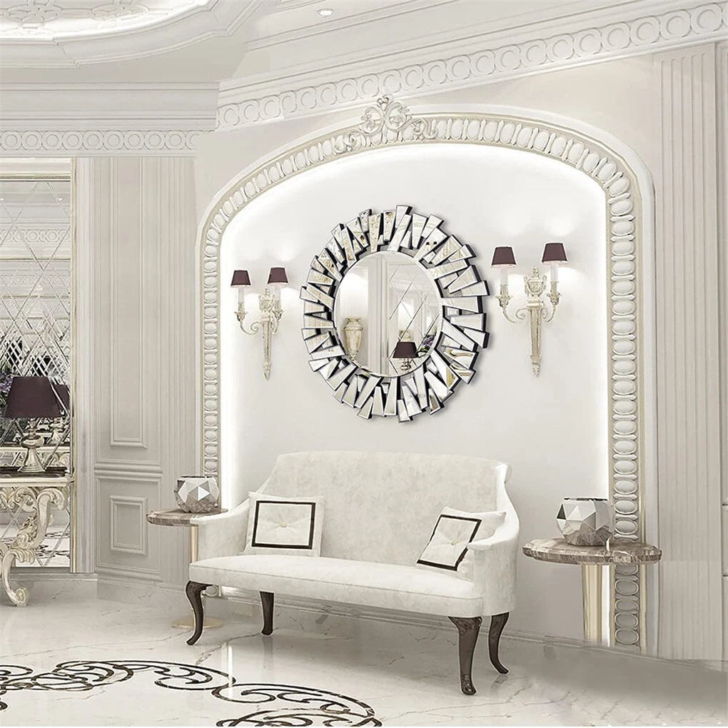 Elegant  Round Wall Mirror Living Room