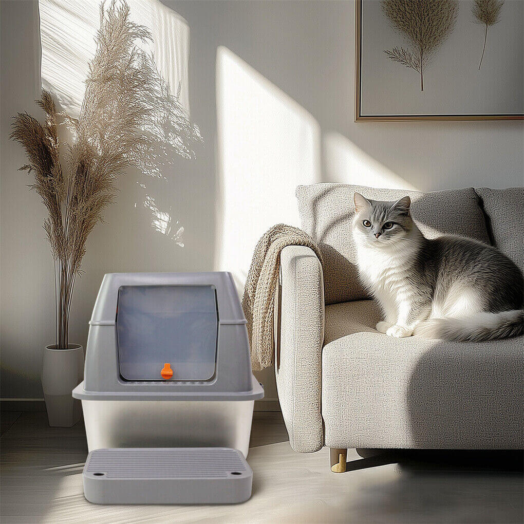 Buy Now – Cat Litter Box with High Sides and Scoop for Australia Pets