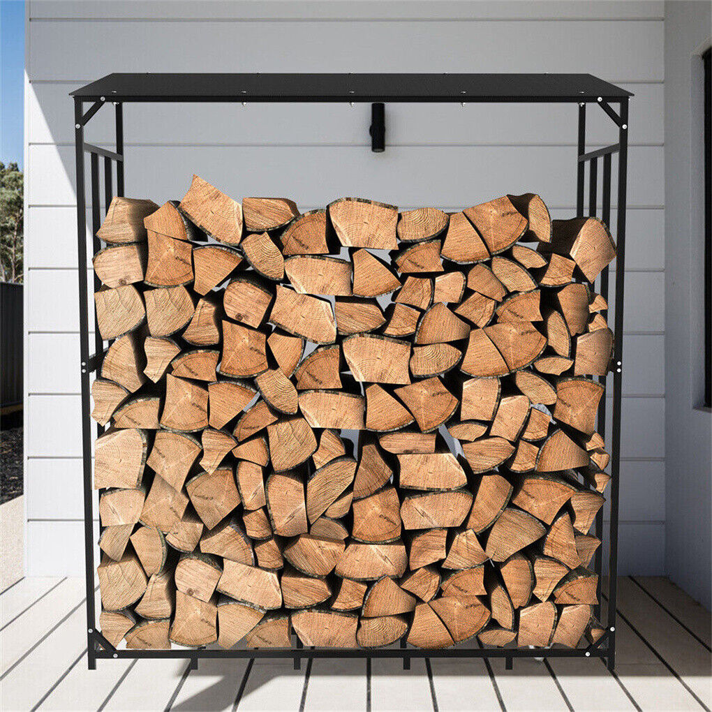 Buy Metal Log Store for Fireplace - Outdoor Storage Australia