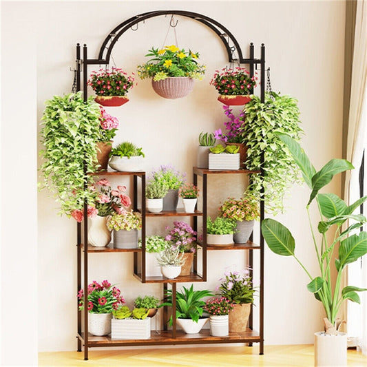 Buy Extra Large Arched Metal Plant Stand Bonsai Shelf AU