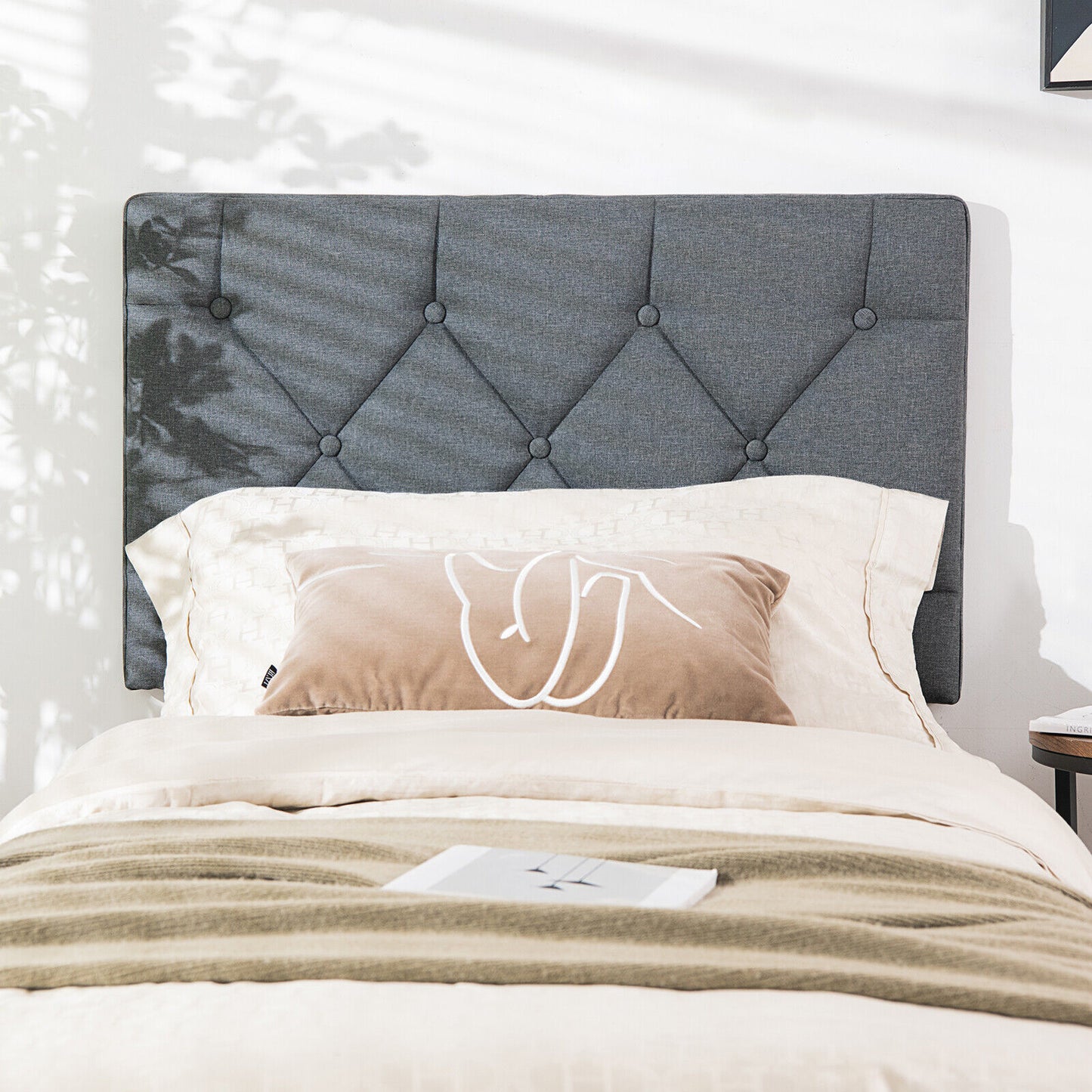 Modern Wall-Mounted Headboard Single Size