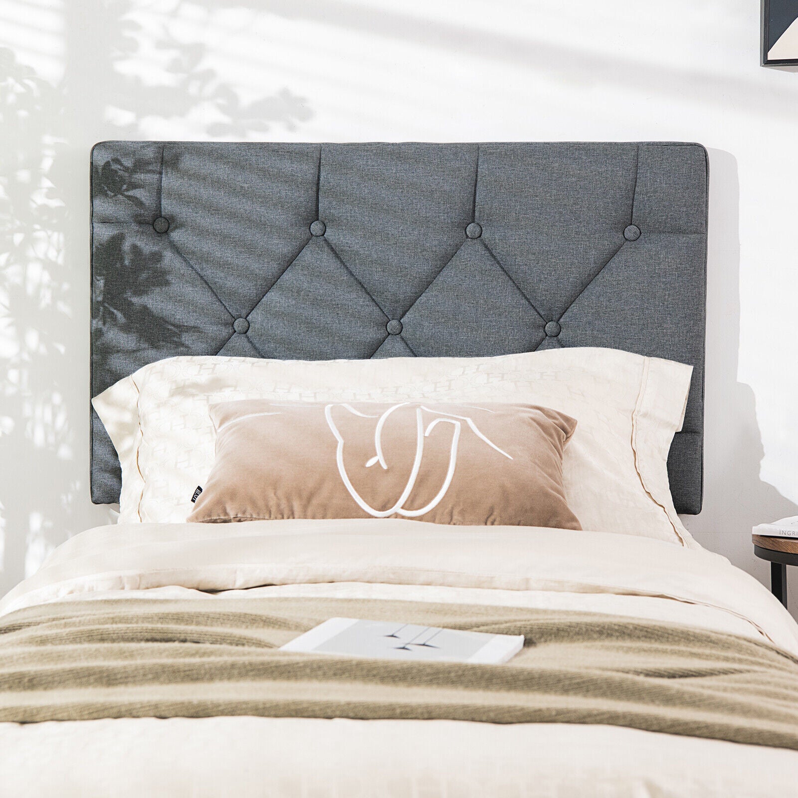 Modern Wall-Mounted Headboard Single Size