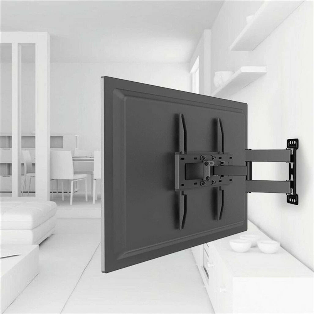 Full Motion TV Wall Mount with Swivel Tilt Extension for 23–55" Flat Screens Corner Fit Capability