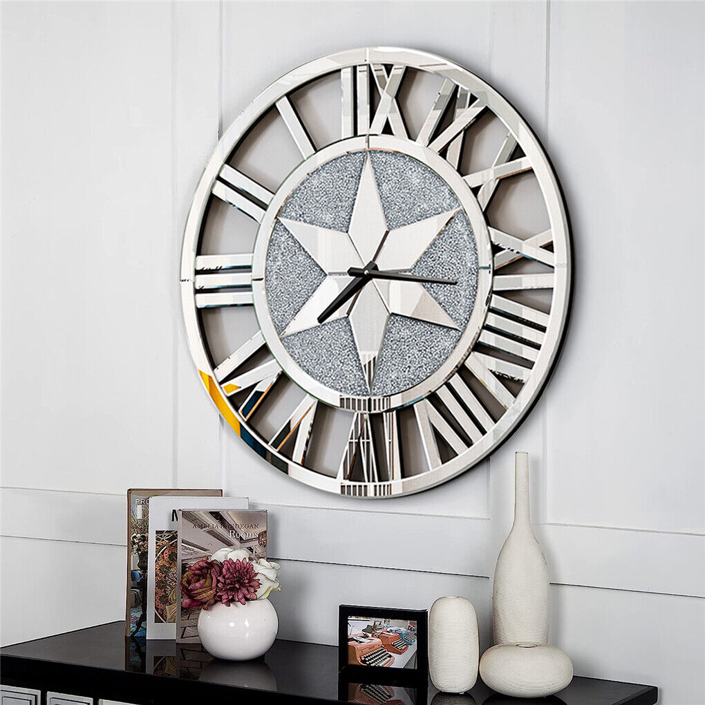 Buy Oversize Luxury Wall Clock – 3D Roman Numerals AU