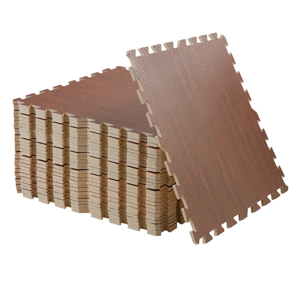 12PCS Interlocking Heavy Duty EVA Foam Gym Flooring Mats 60x60cm
